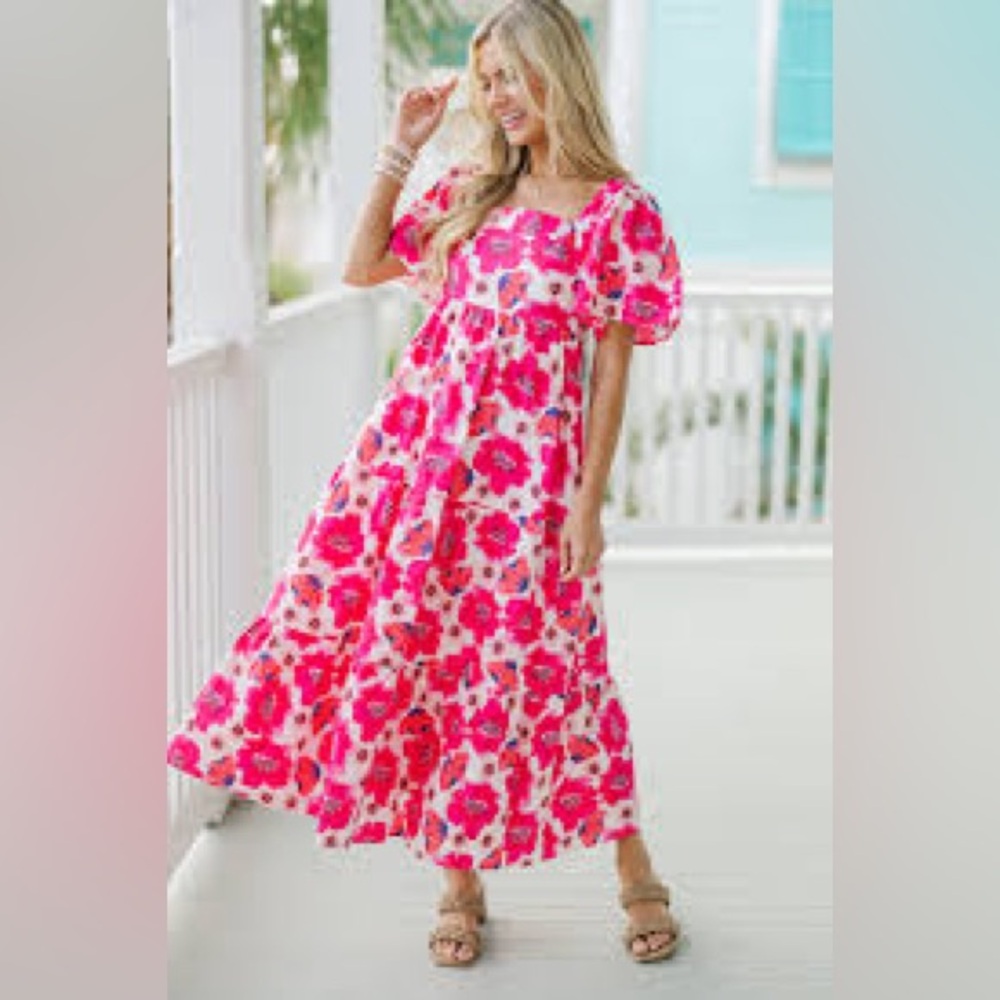 Chic Soul floral dress 2X